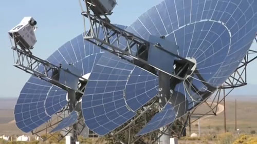 走进蝶式斯特林光热电站