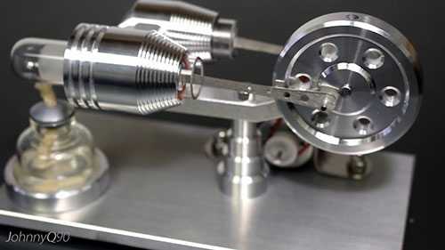 太阳能斯特林发电机模型