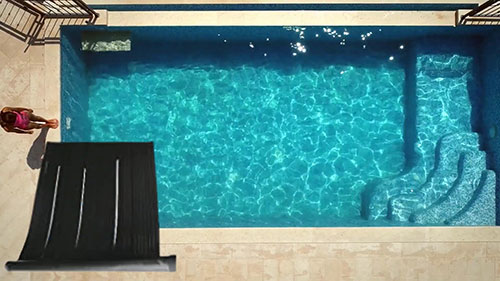 新型的太阳能泳池加热器