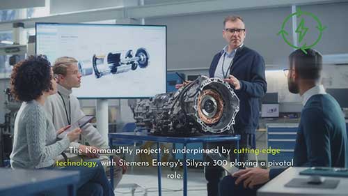 水电解生产绿氢项目