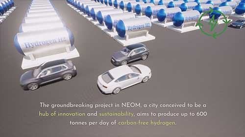 沙特的绿氢工厂