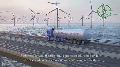 氢燃料电池电动卡车