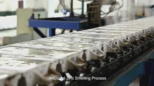 金属锌的生产过程