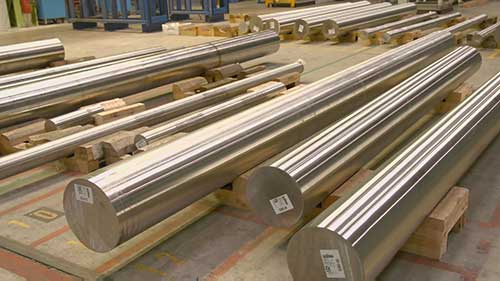 镍合金条的生产过程