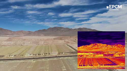 铜浸出垫无人机监测技术