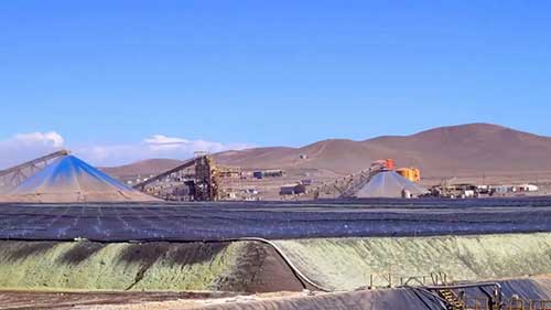 堆浸垫使用摇摆灌溉器的好处