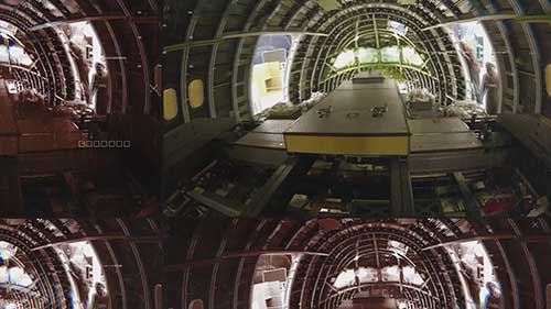 波音787前机身和发动机吊架制造过程