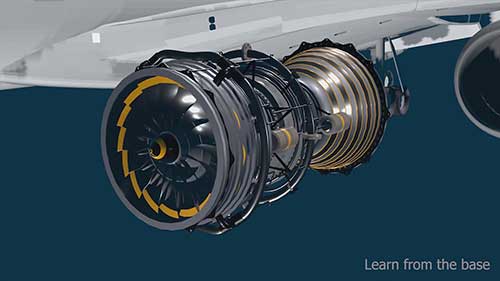 参观空客A380的内部