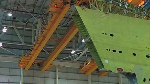 飞机机翼的制造过程