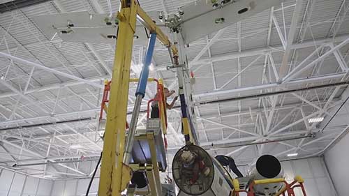 莱格塞飞机96月阶段检修过程