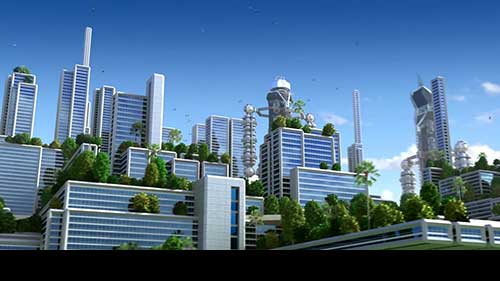 新型的透明太阳能电池板