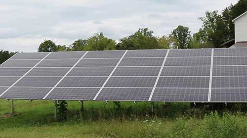 太阳能电池板的安装