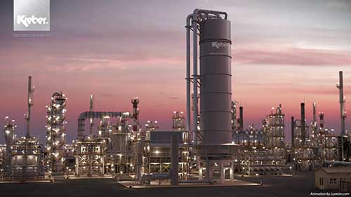 石化工厂的造粒工艺