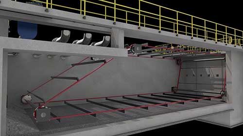 矩形沉降池动画