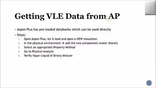 蒸馏过程汽液平衡模拟