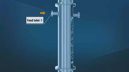 精馏塔的动画展示
