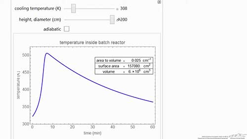 间歇式反应器的放大生产