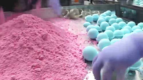泡澡球是如何生产的？