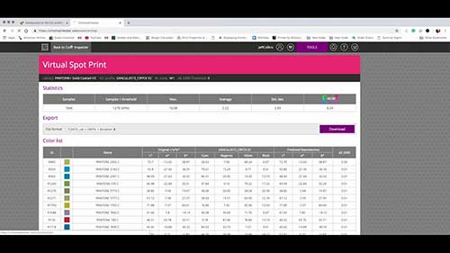 专色与印刷色的虚拟演示
