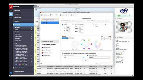 基于特定任务的专色编辑