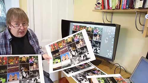 提高打印质量的彩色测试图像