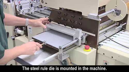 平板印刷机的模切和压痕系统