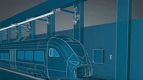 可伸缩架空导轨