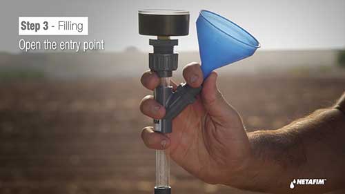 玉米的土壤湿度监测