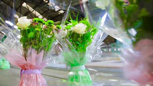 英国德比市的鲜花销售