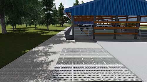 奶牛棚的规划和结构