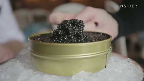 美国的一家鱼子酱农场