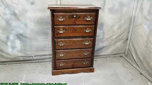 给不打磨的家具上漆