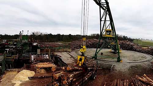 锯木厂的木材加工