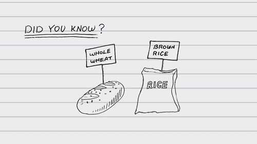 白面包和全麦面包