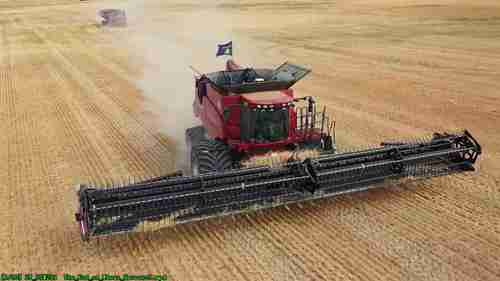 小麦收割和打包