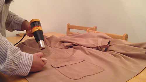 如何给棉质夹克打蜡