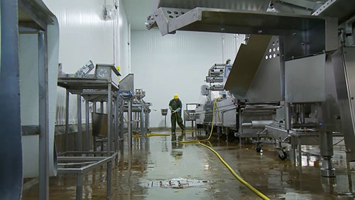 肉类加工厂的清洁和消毒