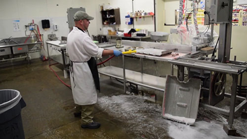 肉类部门的卫生问题