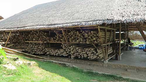 建筑用竹材的加工