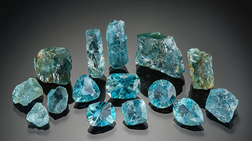 独特的海蓝宝石