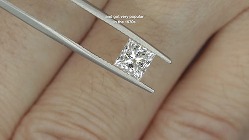 公主切钻VS方形钻石 1