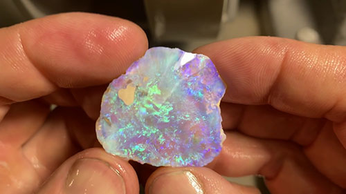 大蛋白石的加工