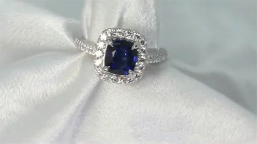 蓝宝石戒指