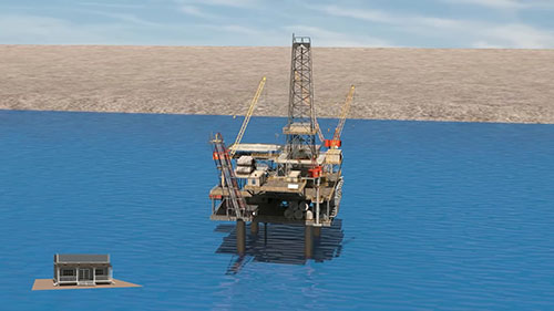 近海钻探和钻井平台