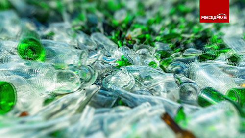 参观玻璃分拣厂