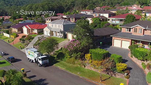 中央海岸地区的垃圾回收