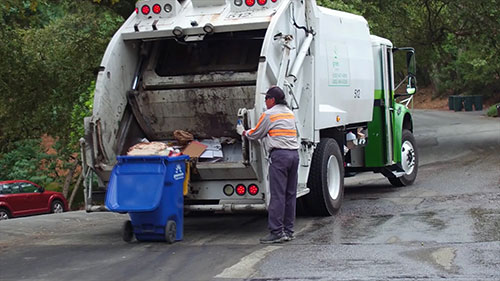 参观现代化垃圾回收设施