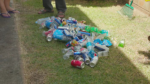 回收垃圾和改善气候