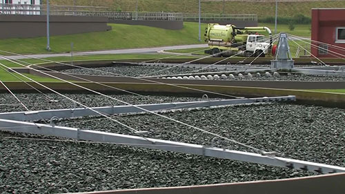 实地参观污水处理厂