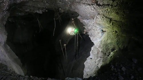 无人机和地下采矿